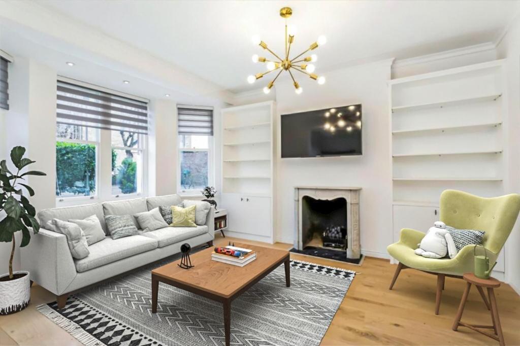 Modern Chelsea Flat, 3Bd 2Bath, With Parking Apartment Londra Exterior foto