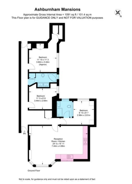 Modern Chelsea Flat, 3Bd 2Bath, With Parking Apartment Londra Exterior foto